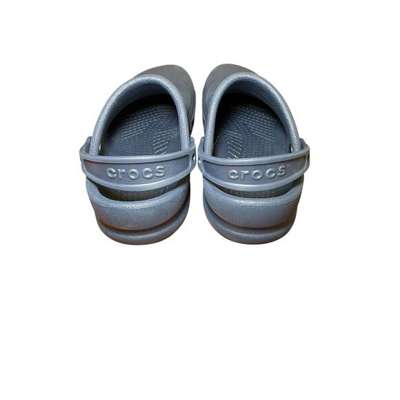 Crocs Men 9 Women 11 Bistro Work Clog Navy Blue Restaurant Non Slip Clog Shoe - Picture 7 of 11